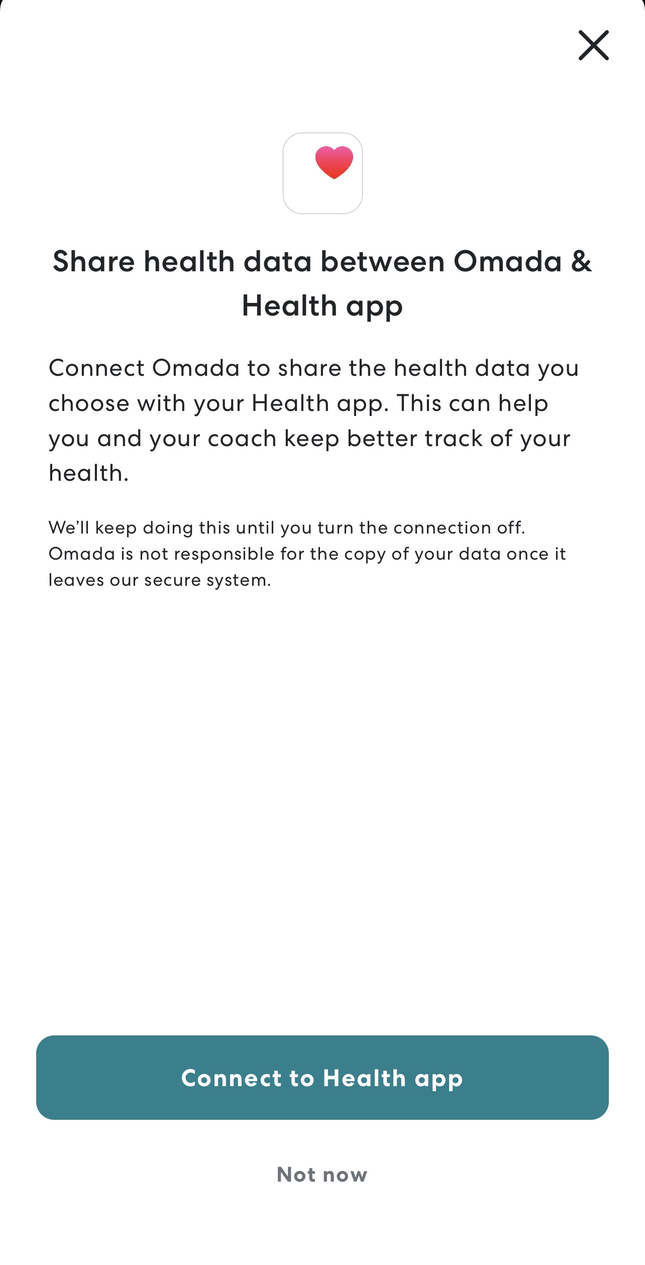 How can I transfer my scale data from my Omada app to GoogleFit or