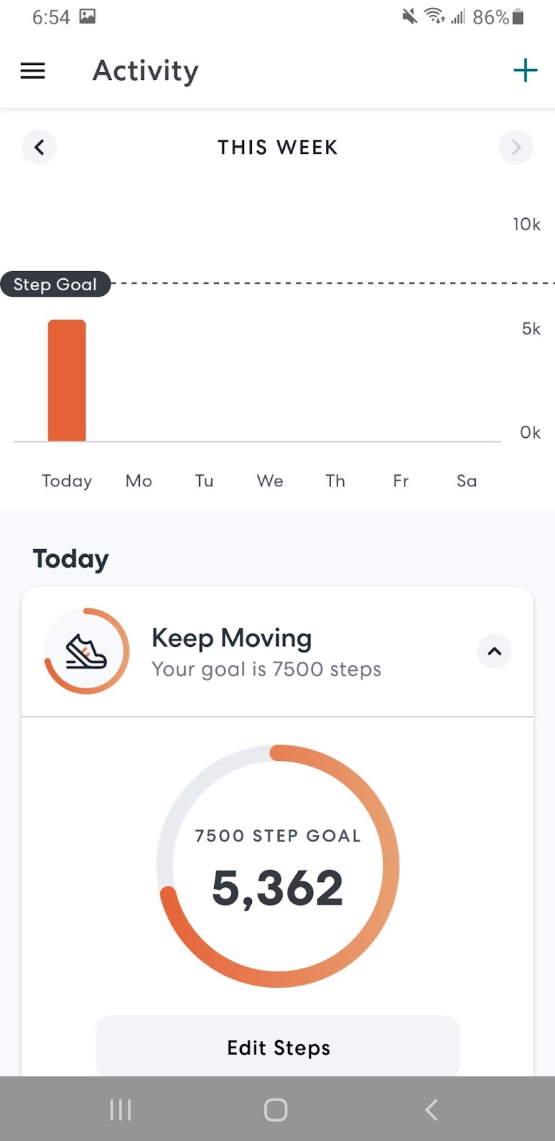 Manually add workout discount to samsung health